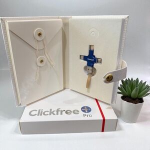 Clickfree Pro Universal Photo and Video Storage Device - NAVY BLUE